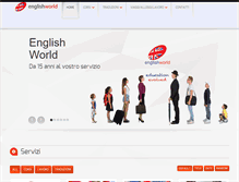 Tablet Screenshot of english-world.it