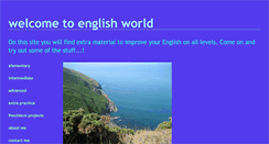 Desktop Screenshot of english-world.ch