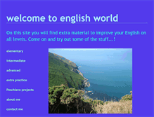 Tablet Screenshot of english-world.ch